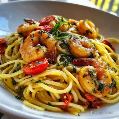 Marry Me Shrimp Pasta in 25 Minutes: Creamy Sundried Tomato Recipe Recipe Card