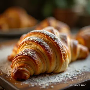 The Ultimate Flaky Croissant Dough Recipe Parisian Layers at Home Recipe Card