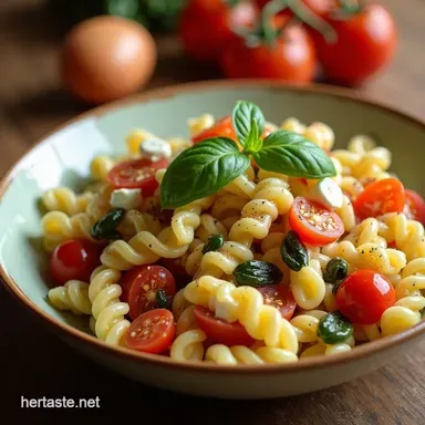Amazing Greek Pasta Salad My Familys Mediterranean Secret Recipe Card