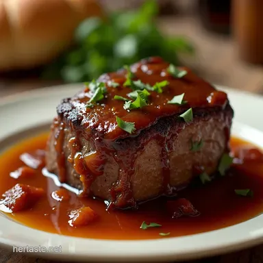 The Best Crockpot Beef Short Ribs with Red Wine Gravy Recipe Card