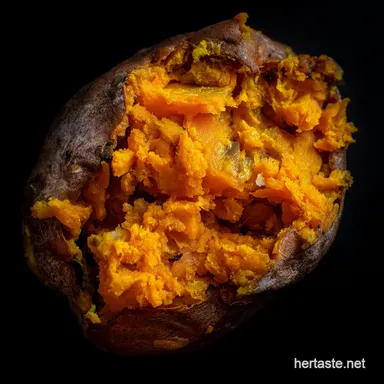 Microwave Sweet Potato Time My Speedy Fluffy Secret Recipe Card