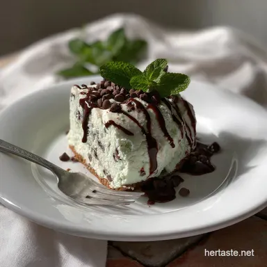 Mint Chocolate Chip IceCream Cake: Melty-Mess Free Recipe Card