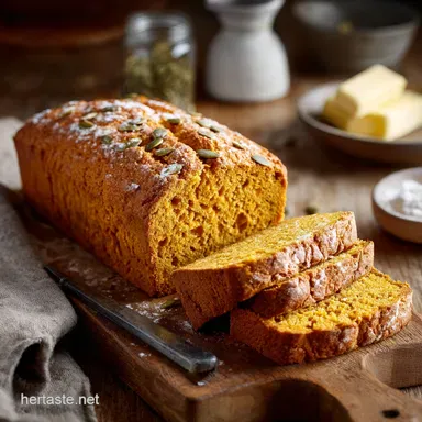 Butternut Squash Bread: Easy Moist Autumn Loaf Recipe Recipe Card