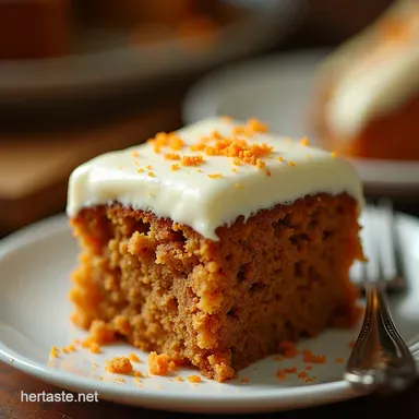 The Best Moist Carrot Cake with Cream Cheese Frosting Recipe Card