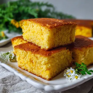 Jiffy Cornbread Recipe: Ready in 30 Min Baked Recipe Card