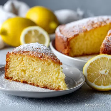 A Lemon Cake To Die For: Moist Citrus Dessert Ready in 1 Hour Recipe Card