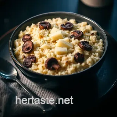 Luxurious Arborio Recipe: Creamy Mushroom and Parmesan Risotto Recipe Card