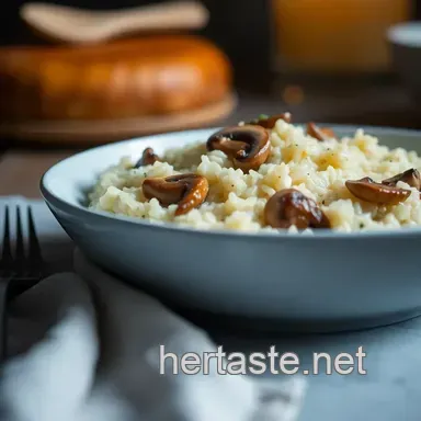 My Creamy Mushroom Risotto Recipe: Easy Italian Comfort! Recipe Card