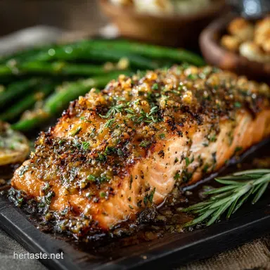 Baked Mustard Garlic Salmon with Honey Mustard Sau Easy 30-Min Dinner