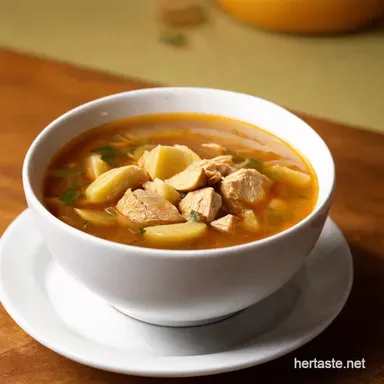 Nanas Chicken Soup Easy Comfort in a Bowl Recipe Card