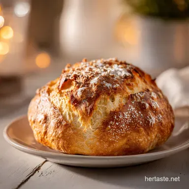 No Knead Dutch Oven Bread: Artisan Loaf in 1 Hour Recipe Card