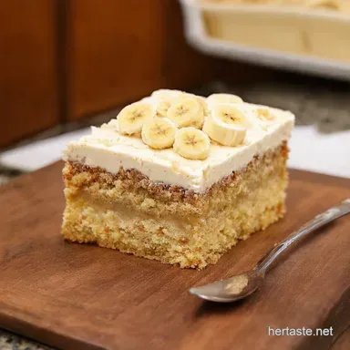My Easy NoBake Banana Pudding Icebox Cake Recipe Recipe Card