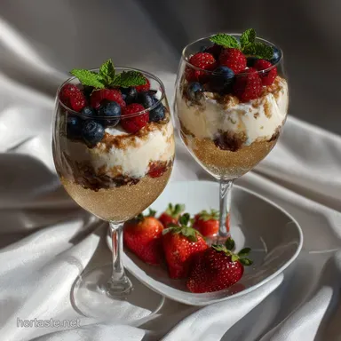 Festive New Years Eve Parfaits Dessert: Velvety Sabayon Recipe Card