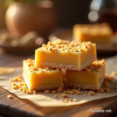 Homemade Nougat Bars My Oh My Goodness Honey Recipe Recipe Card