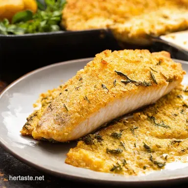Easy Baked Catfish Recipe LemonHerb Crust Youll Love Recipe Card