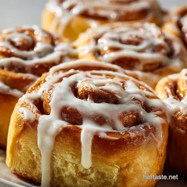 Cinnamon Rolls with Icing: Fluffy Overnight Recipe with Cream Cheese Glaze