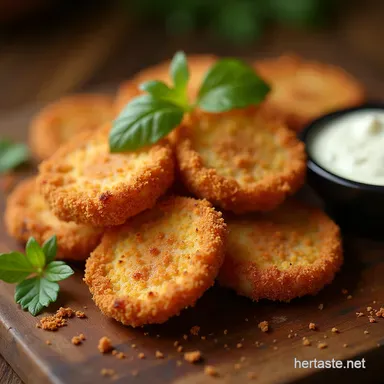 The Best Crispy Fried Sliced Mushrooms Panko Crunch Recipe Card