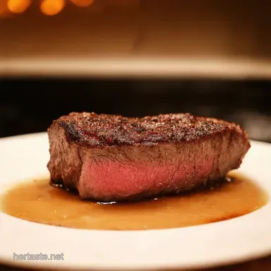 How to Cook Steak In PanSeared Filet Mignon Perfection Recipe Card