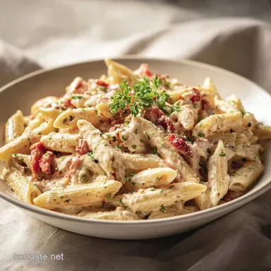 Pappadeaux Mardi Gras Pasta Copycat for 4 Servings Recipe Card