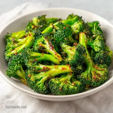 Parchment Paper Roasted Broccoli: Crispy Recipe Card