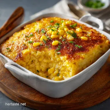 Paula Deens Corn Casserole: The Creamiest Southern Jiffy Recipe Recipe Card