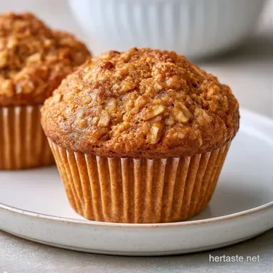 Peanut Butter Banana Muffins in 25 Min Recipe Card