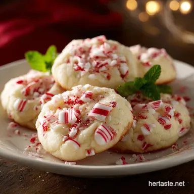 Peppermint Meltaway Cookies: The Ultimate Buttery, Simple Holiday Recipe Recipe Card