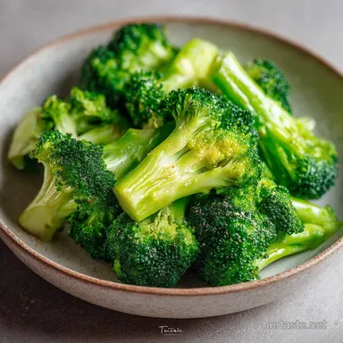 Steamed Broccoli: Perfect Bright Green Tender-Crisp Recipe Card