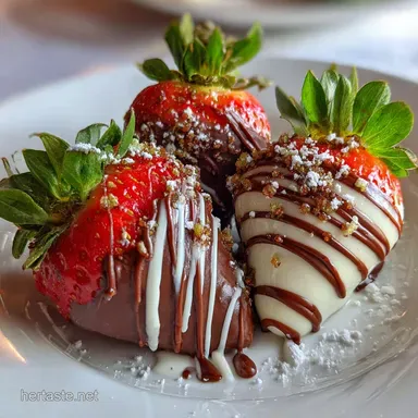Chocolate Covered Strawberries: Crispy Baked