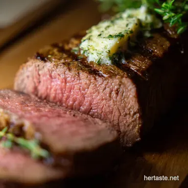 Juicy Grilled Tenderloin My Herb Butter Secret Recipe Card