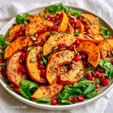 Persimmon Pomegranate Salad in 15 Minutes Recipe Card