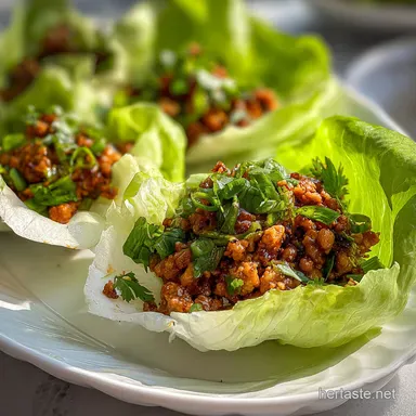 Pf Chang Lettuce Wrap Recipe in 30 Minutes | Copycat Recipe Card