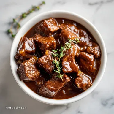 Pioneer Woman Beef Tips and Gravy for 4
