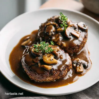 Pioneer Woman Salisbury Steak for 6 Recipe Card