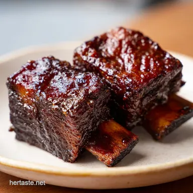 Pioneer Woman Short Ribs for 4 Servings Recipe Card