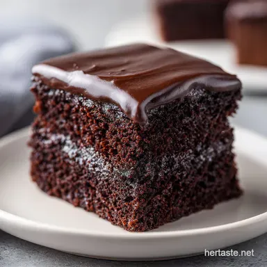 Texas Sheet Cake in 35 Minutes Recipe Card