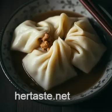 Pork & Cabbage dumplings recipe: A Steamed Delight Recipe Card