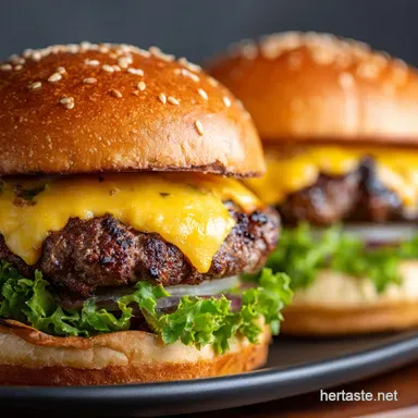 Air Fryer Cheeseburgers: Juicy, Fast Ready in Under 20 Minutes Recipe Card