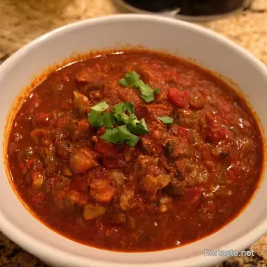 Proper Pub Grub Chili Recipe A Comfort Food Classic Recipe Card