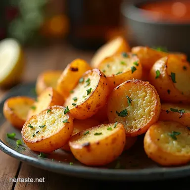 Proper Pub Style Seasoned Potatoes Crispy Fluffy Recipe Card