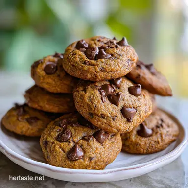 Pumpkin Spice Chocolate Chip Cookies Recipe: 57 Min Recipe Card