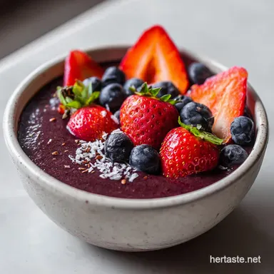 Acai Bowl Recipe in 5 Minutes Recipe Card