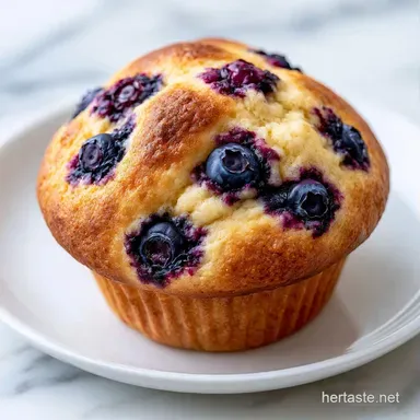 Quick Blueberry Muffin Recipe for 12 Recipe Card