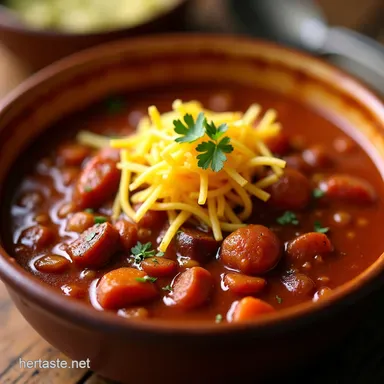 Best Easy Chili Recipe Quick Cozy OnePot Wonder Recipe Card