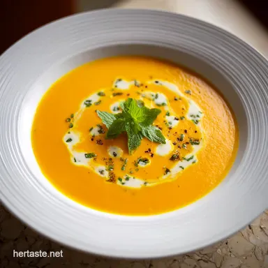 Pumpkin Soup Recipe in 25 Minutes Recipe Card