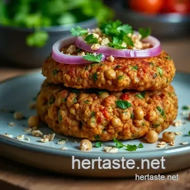 Quick & Easy Chickpea Burgers: Delicious Fast Food Ideas for Everyone Recipe Card