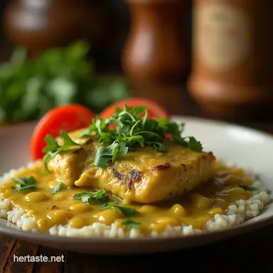 Authentic Quick Thai Green Fish Curry Recipe Recipe Card