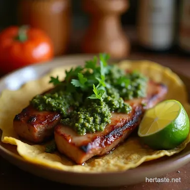 Quick Zesty Chimichurri Sauce Recipe Ready in 15 Mins Recipe Card
