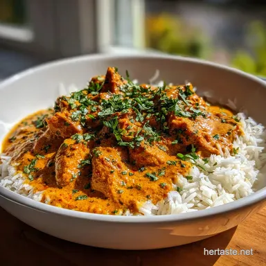 Quick Easy Homemade Butter Chicken Recipe in 30 Minutes Recipe Card