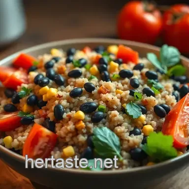 Easy Protein Meals: Vibrant Quinoa and Black Bean Power Bowl